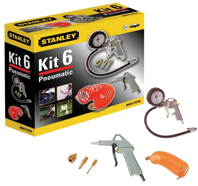 Kompressorverktygssats för sprängning Stanley KIT6