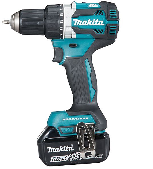 Skruvdragare/borr Makita DDF484RTJ; 18 V; 2x5,0 Ah batt.