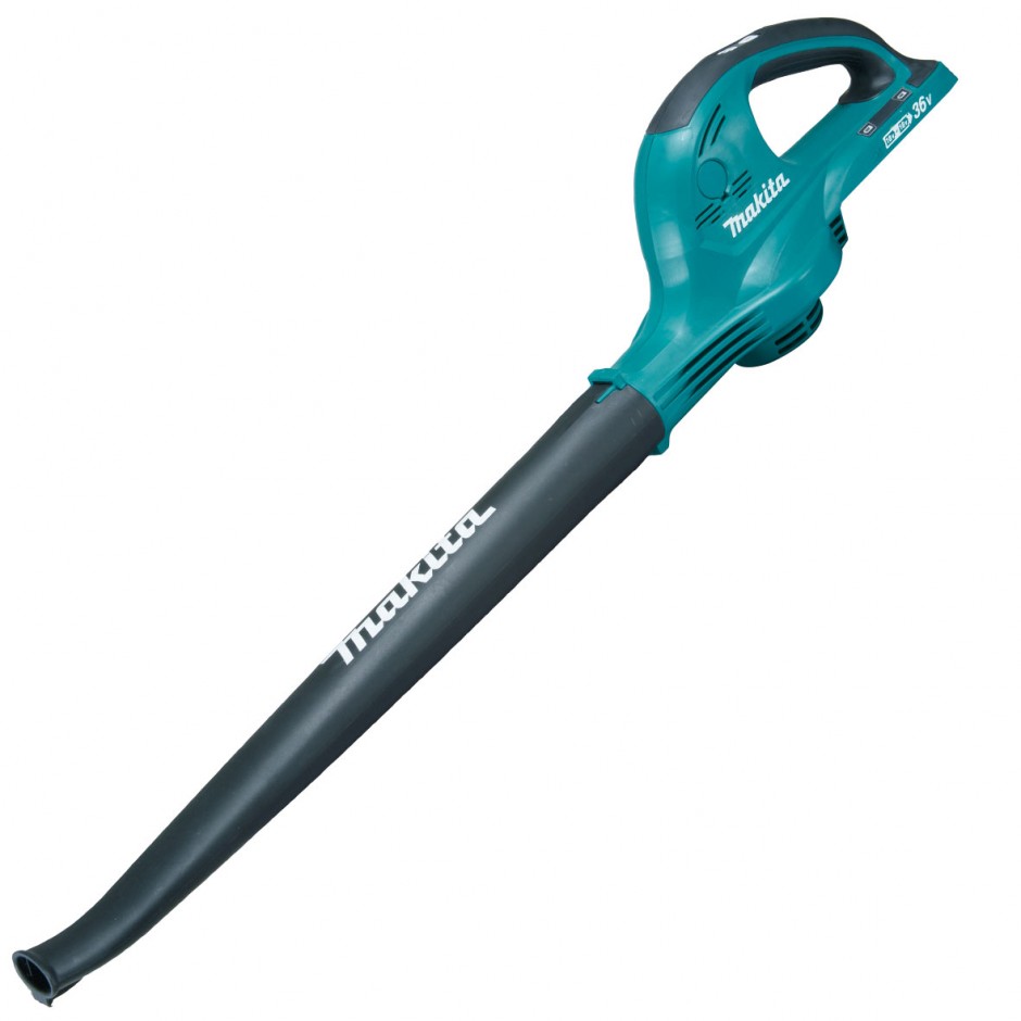 Batteridriven lövblås Makita DUB361Z; 2x18 V (utan batteri och laddare)