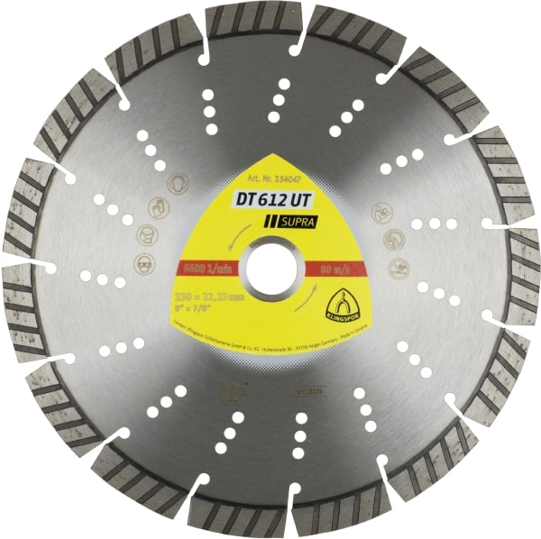 Diamantkapskiva Klingspor DT 612 UT Supra; 115x2,4x22,23 mm