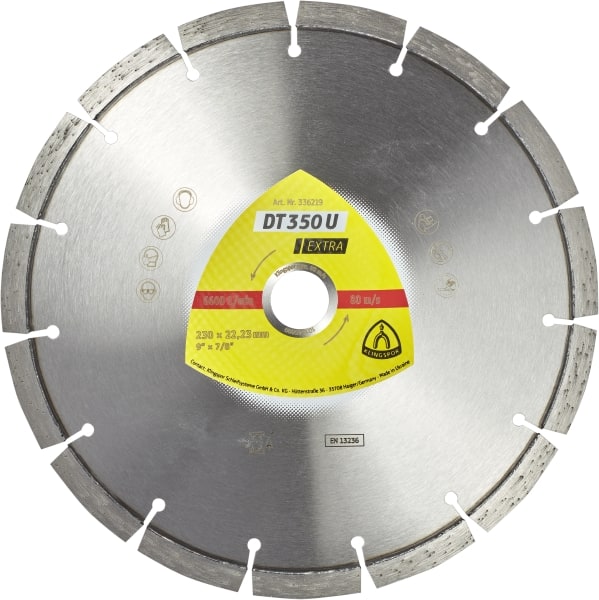 Diamantkapskiva Klingspor DT 350 U Extra; 300x2,8x20,0 mm