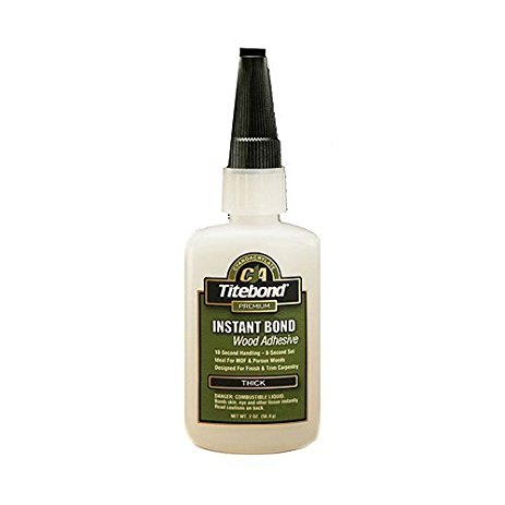 Universell instant lim Titebond Instant Bond Thick; 56,8 ml trögflytande