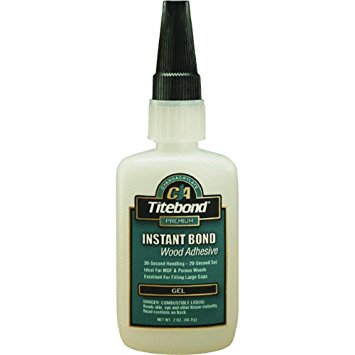 Universell instant lim Titebond Instant Bond Gel; 56,8 ml gel