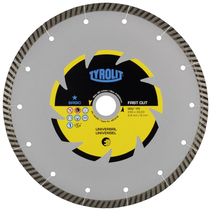 Diamantkapskiva Tyrolit DCU Eco Line 609302; 230 mm