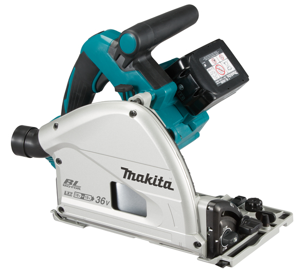 Batteridriven cirkelsåg Makita DSP601ZJU; Bluetooth®; 2x18 V (utan batteri och laddare)