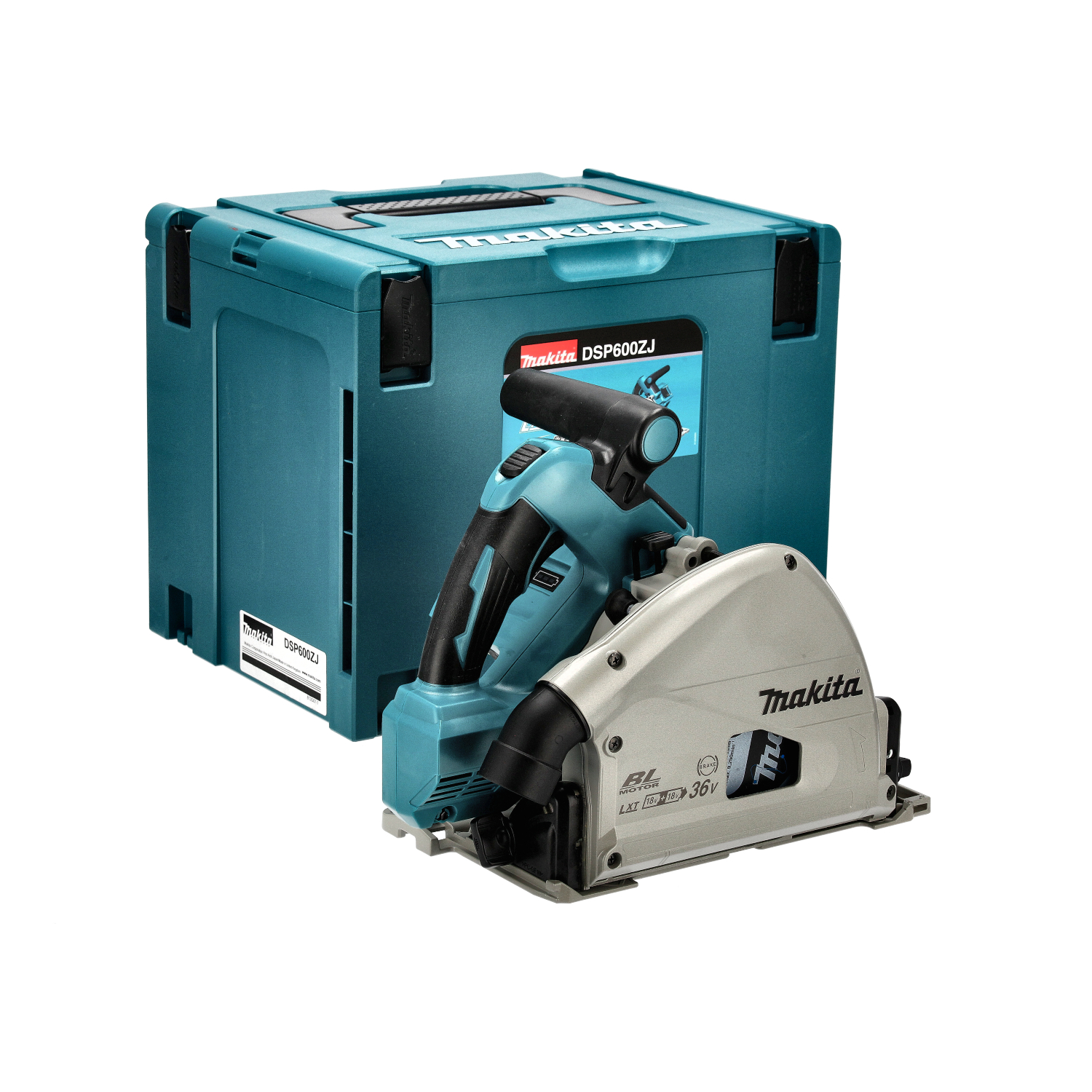 Batteridriven cirkelsåg Makita DSP600ZJ; 2x18 V (utan batteri och laddare)