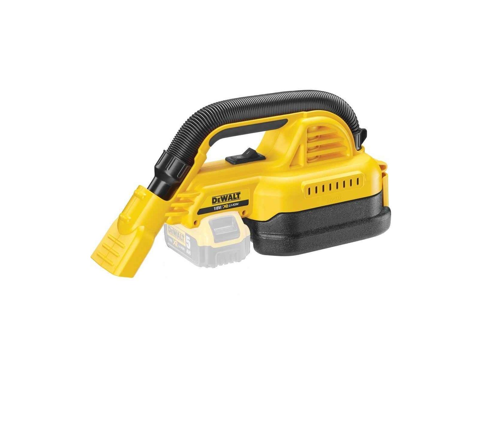 Våt-/ torrdammsugare DeWalt DCV517N; 18 V (utan batteri och laddare)