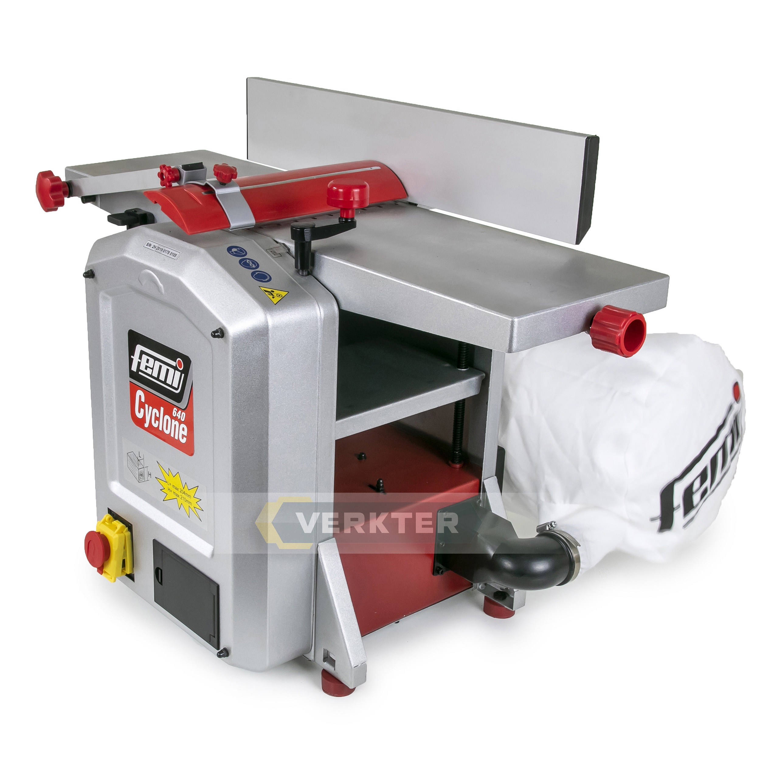 Rikt- och planhyvel ''2 in 1'' Femi 640 Cyclone
