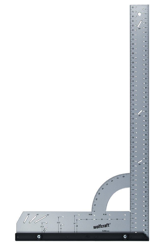 Vinkelmätare Wolfcraft 5206000; 300x500 mm