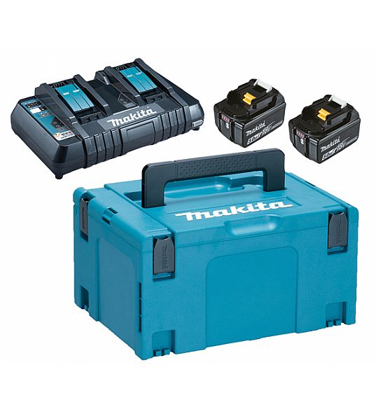 Tillbehörsset Makita Powerpack 18V 2x5.0 Ah