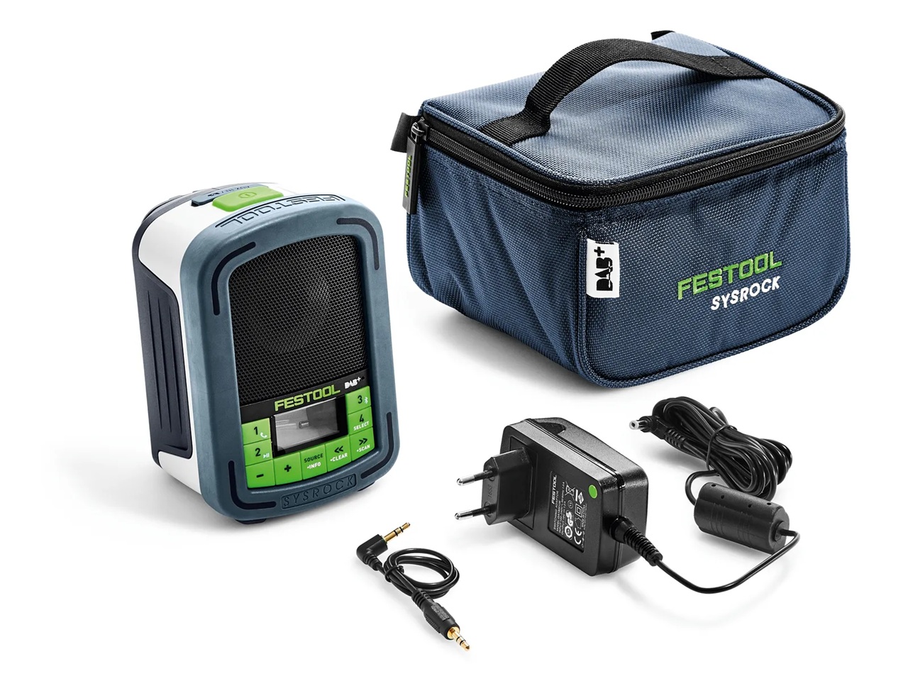 Radio Festool BR 10 DAB +; 10,8-18 V (utan batteri och laddare)