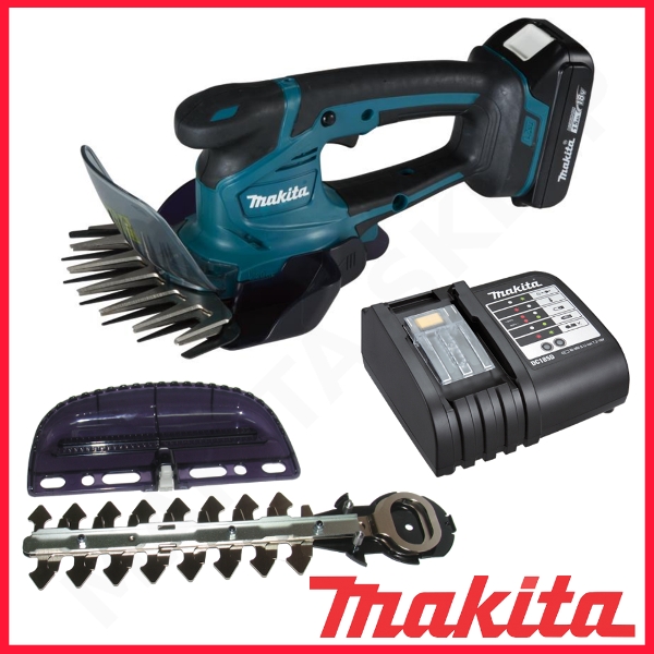 Häck- och grässax  Makita DUM604SYX; 18 V; 1x1,5 Ah sladdlös; 8 cm svärd