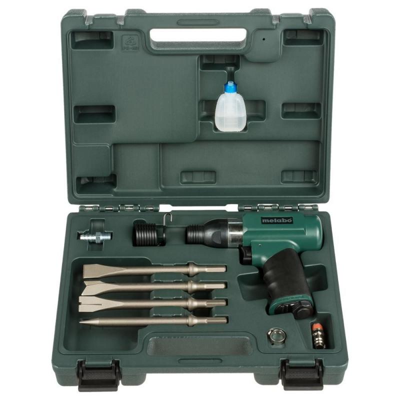 Tryckluftsdriven mejselhammare Metabo DMH 30 SET + 4 mejslar
