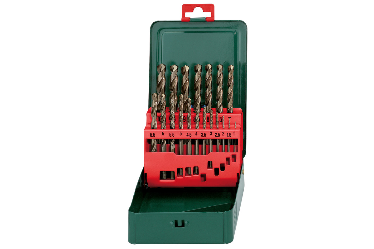 borrsats för metall Metabo Promotion 627157000; 1-10 mm; 19 st.