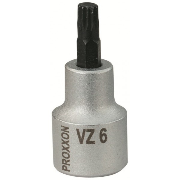 Hylsa med spindel Proxxon 23629; 3/8''; VZ 6; 50 mm