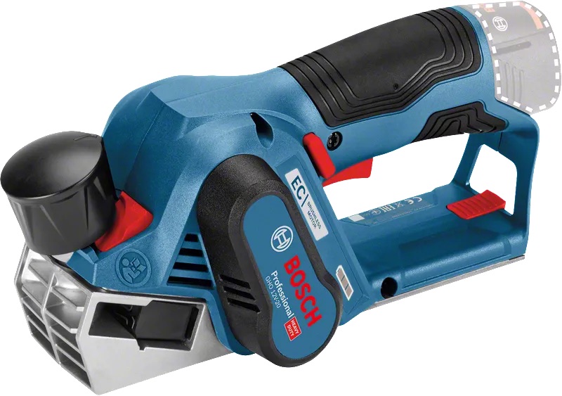 Batteridriven hyvel Bosch GHO 12V-20; 12 V; (utan batteri och laddare)
