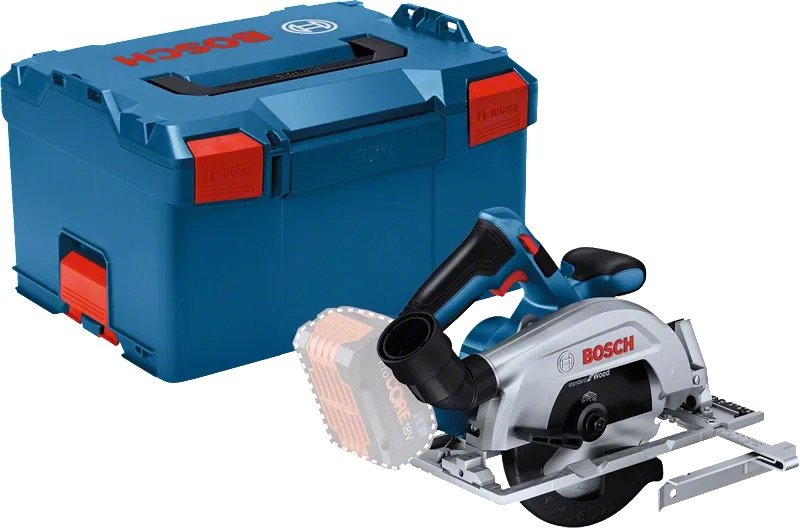 Batteridriven cirkelsåg Bosch GKS 18V-57-2 Professional; 18 V (utan batteri och laddare) + L-BOXX 238