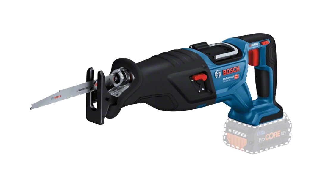 Batteridriven tigersåg Bosch GSA 18V-28 Professional; 18 V (utan batteri och laddare)