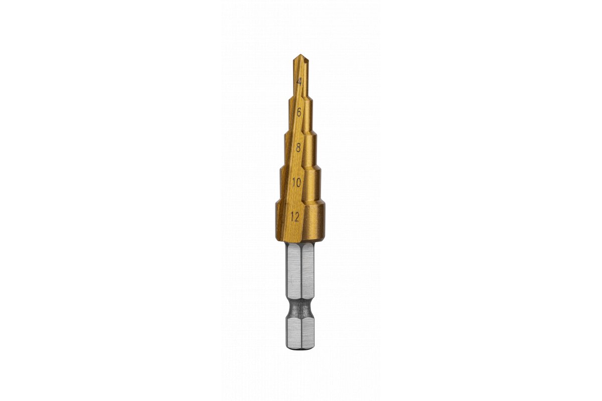 Etappborr Hogert HT6D321; 1/4''; 4-12 mm