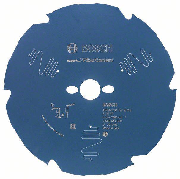 Sågklinga Bosch 2608644350; 254x30 mm; Z6