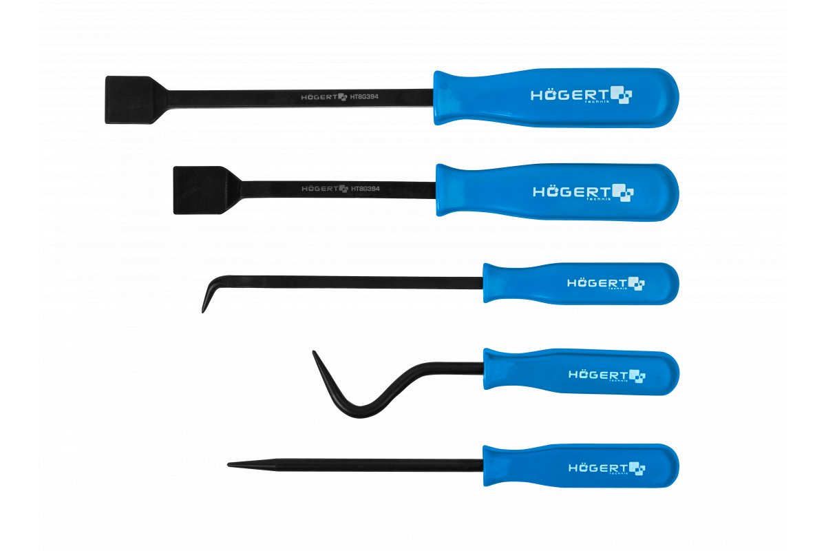 Verktygspaket Hogert HT8G394; 5 st.