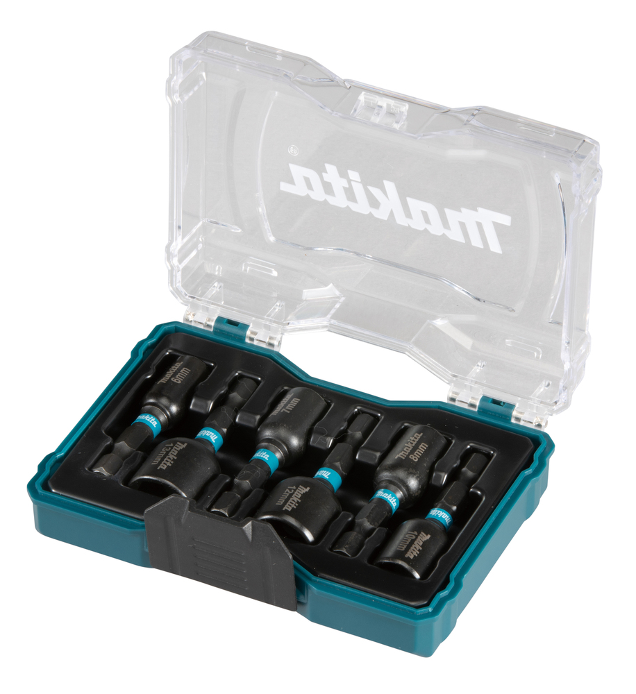 Hylsnyckelsats Makita E-15768; 1/4''; 6-13 mm; 6 st.