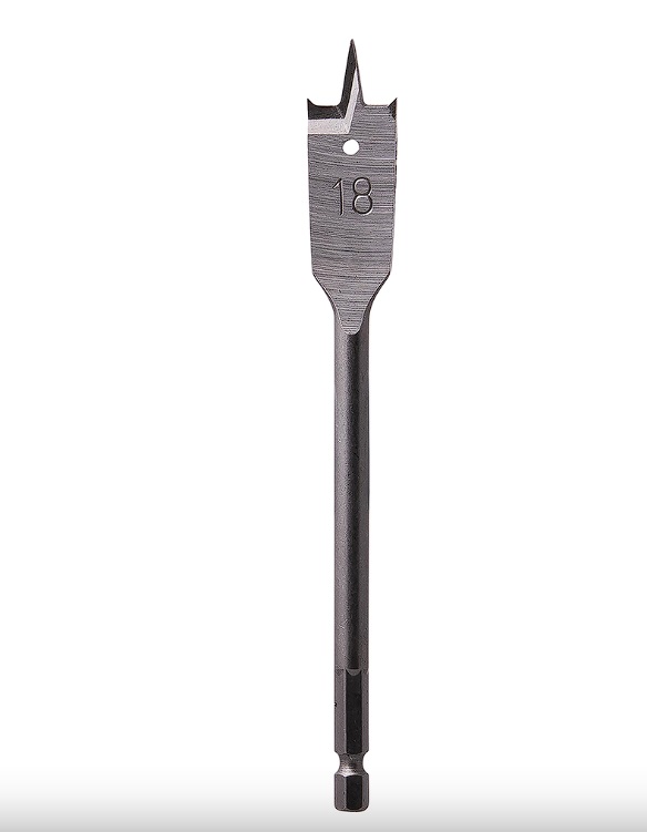 Flatborr för tre Makita E-17239; 1/4''; 18x150 mm