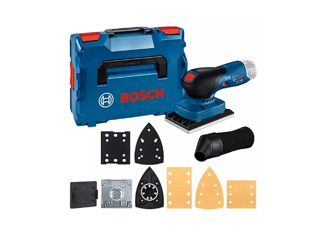 Planslip Bosch GSS 12V-13 Professional; 12 V (utan batteri och laddare) + L-BOXX 136