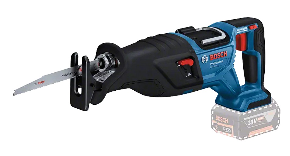 Batteridriven tigersåg Bosch GSA 185-LI Professional; 18 V (utan batteri och laddare)
