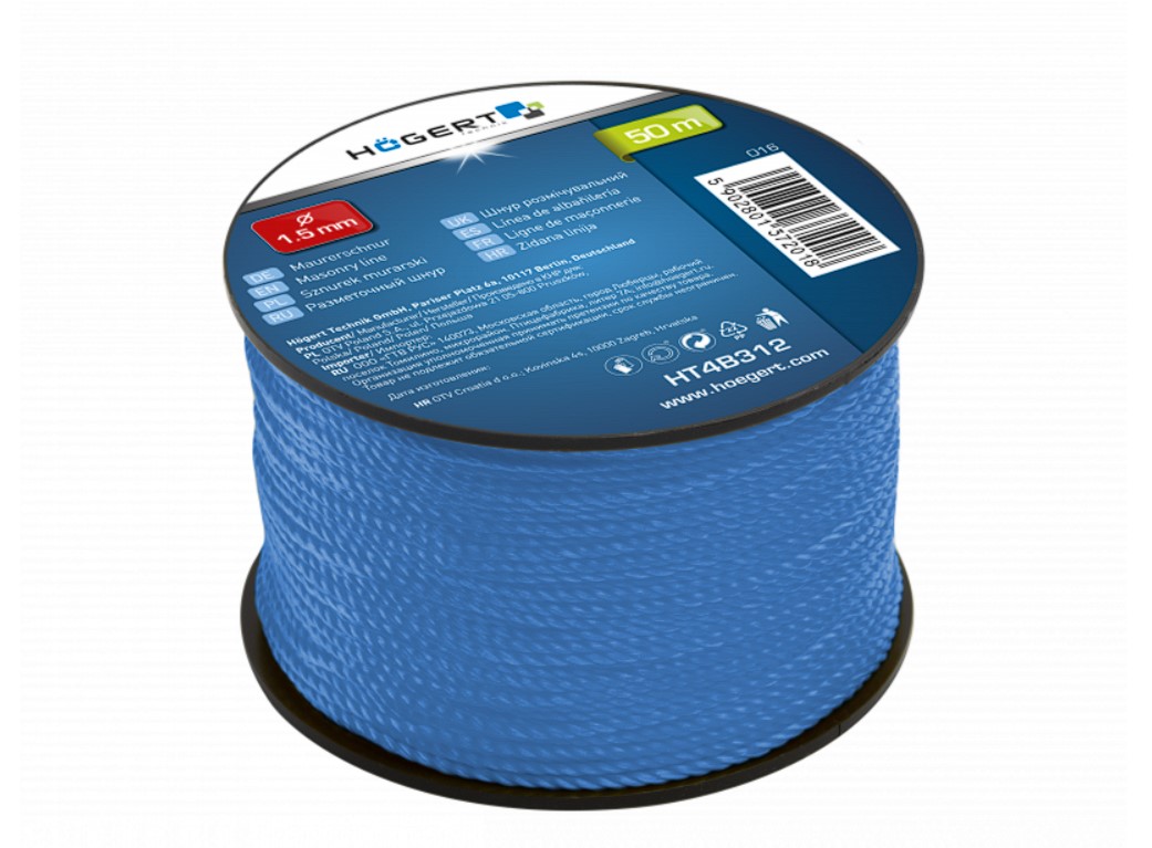 Snörslå  Hogert HT4B312; 1,5 mm; 50 m