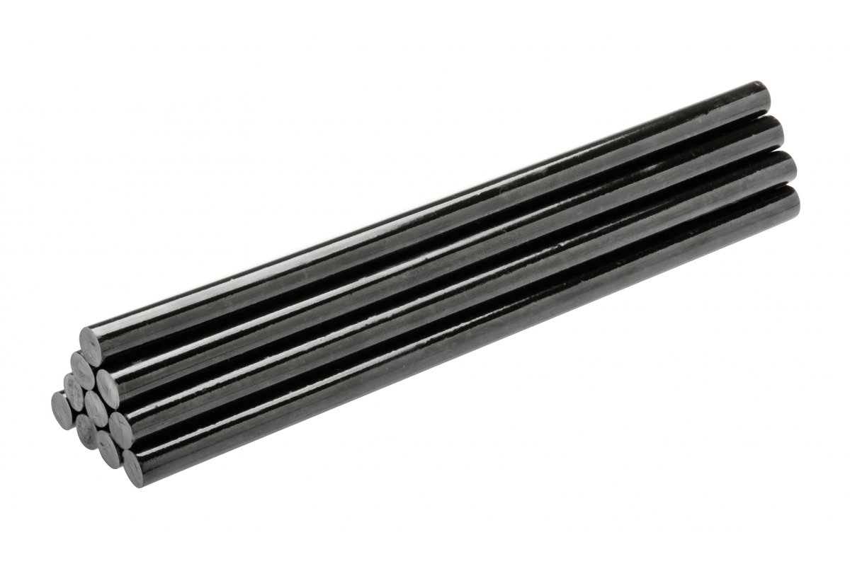 Limstift Hogert HT2C138; 11,2x250 mm; 12 st.; svart