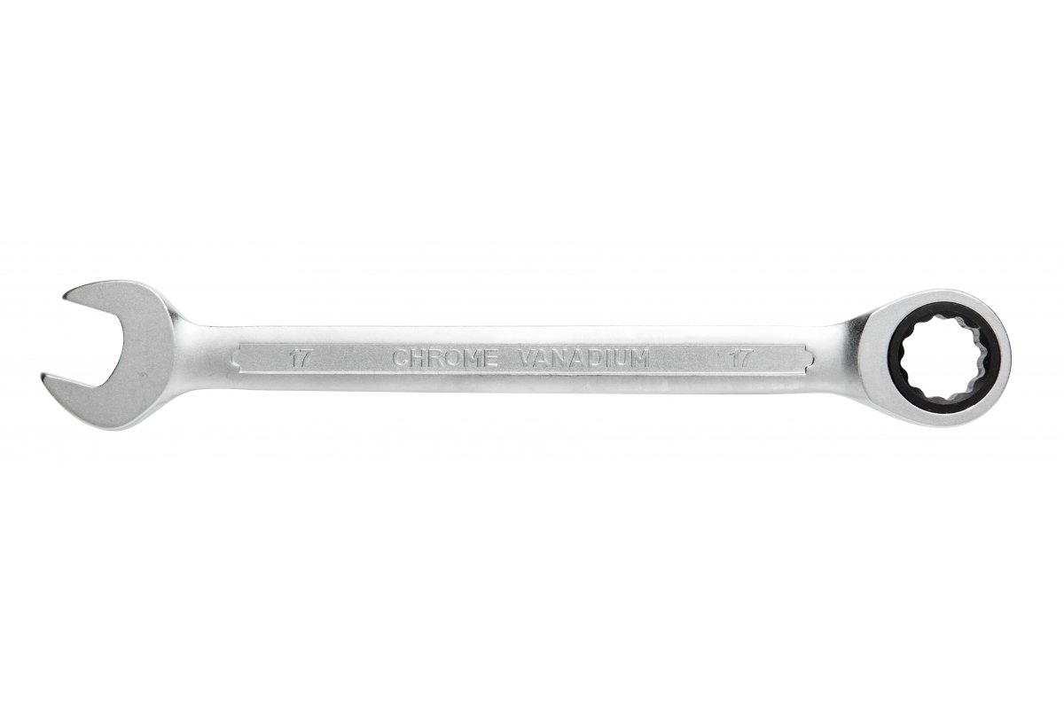 Skiftnyckel med spärrhake Hogert HT1R017; 17 mm