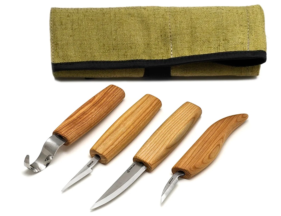 Knivset BeaverCraft S09; 4 st.
