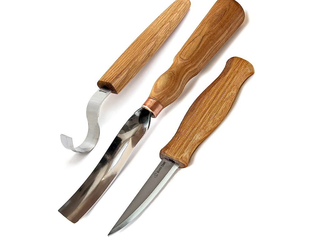 Snideriset BeaverCraft S14; 3 st.; för snidning av skedar och andra träprodukter
