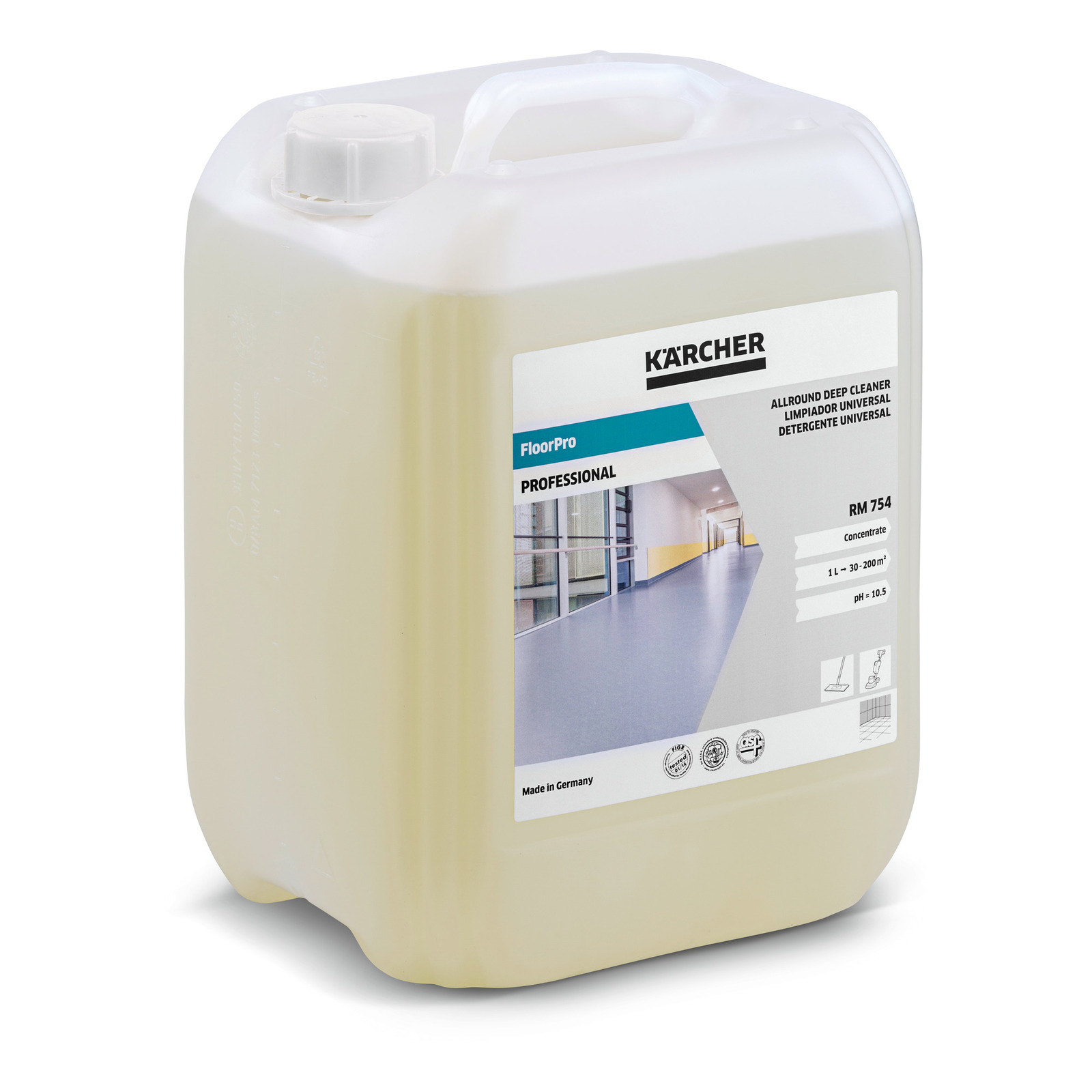 Rengöringsmedel för golv Karcher RM 754; 10 l