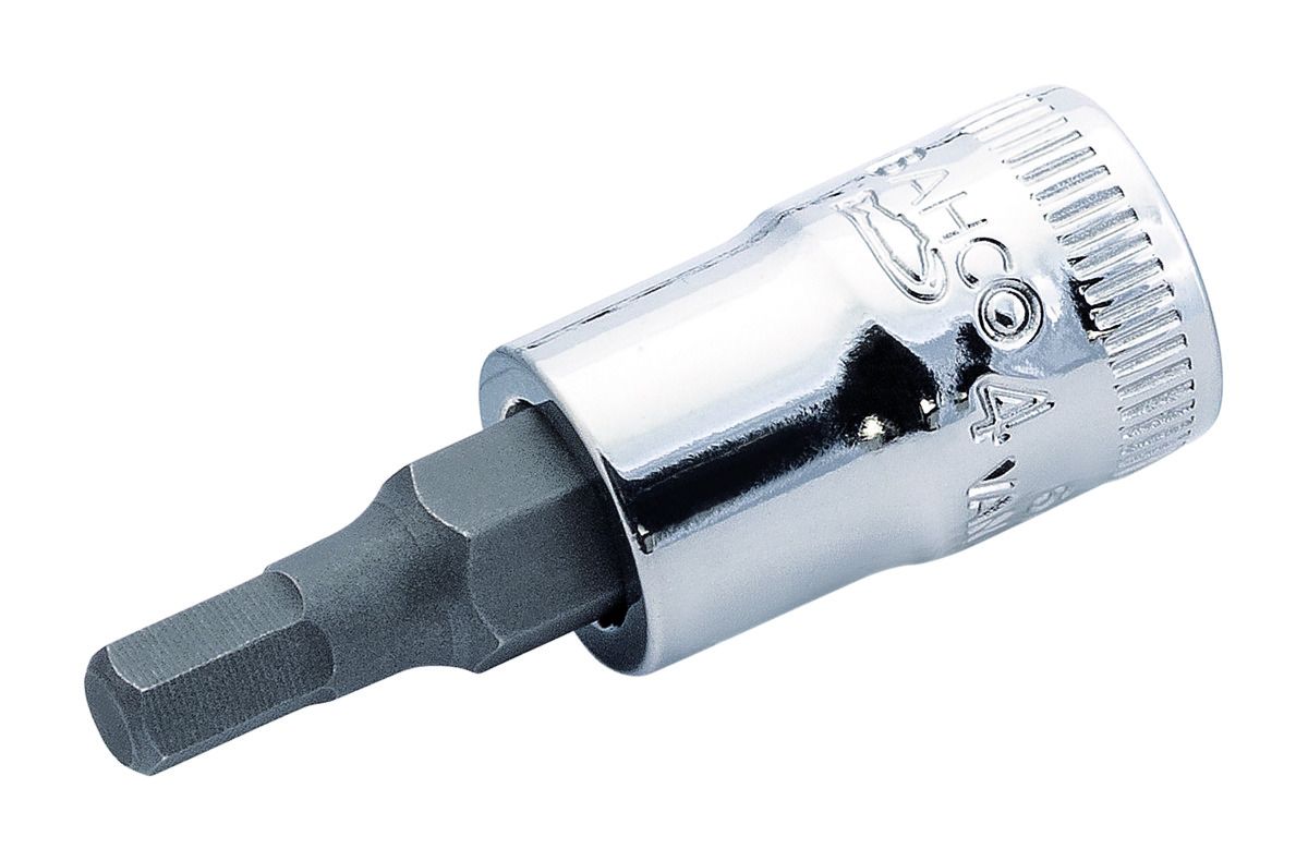 Hylsa med spindel Bahco 6709M-3; 1/4''; 3,0 mm
