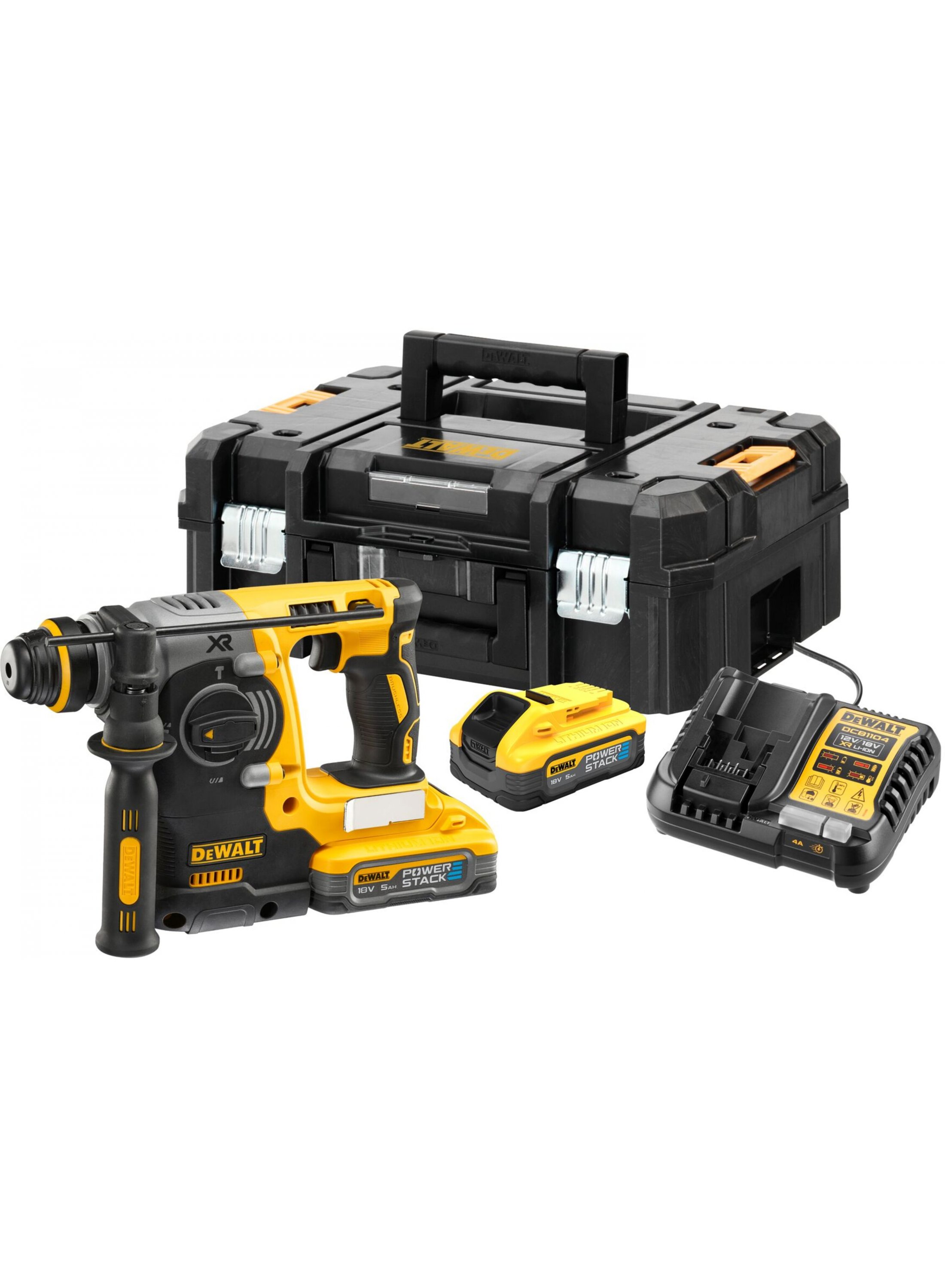 Borrhammare DeWalt DCH273H2T-QW; 2,1 J; SDS-Plus; 18 V; 2x5,0 Ah batt.