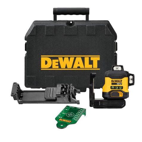 Korslinjelaser DeWalt DCLE34031N-XJ; 18 V (utan batteri och laddare)