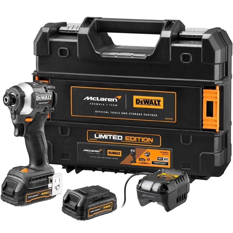 Slagskruvdragare DeWalt DCF85ME2GT-QW; 18 V; 2x1,7 Ah batt.