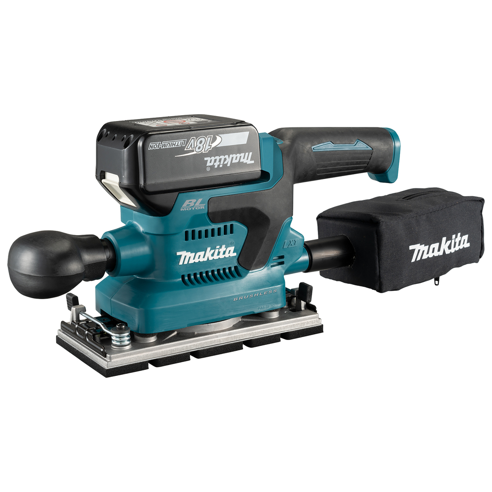 Planslip Makita DBO382Z; 18 V (utan batteri och laddare)