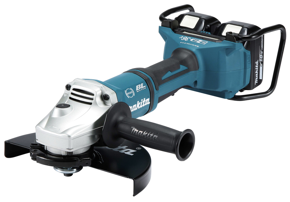 Vinkelslip Makita DGA900Z; 2x18 V (utan batteri och laddare)
