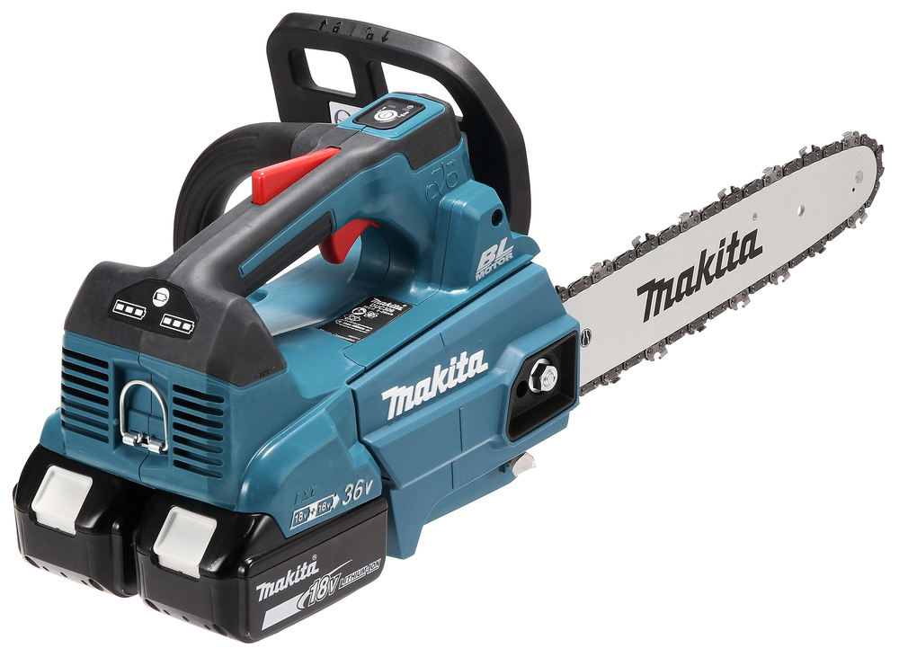 Elkedjesåg Makita DUC306PT2B; 2x18 V; 2x5,0 Ah batt.; 30 cm svärd