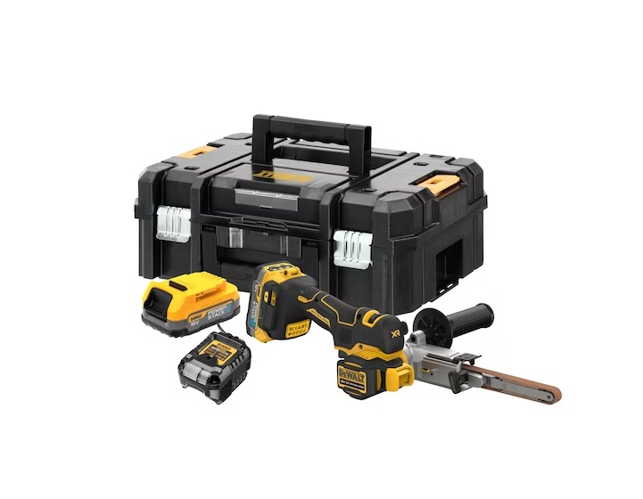 Bandslip DeWalt DCM200E2T-QW; 18 V; 2x1,7 Ah batt.