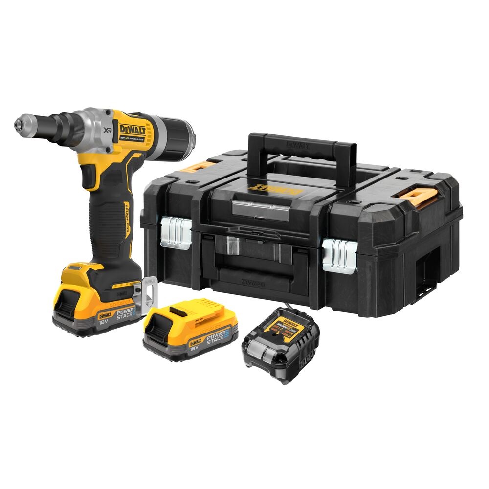 Sladdlöst nitverktyg DeWalt DCF414E2GT-QW; 18 V; 2x1,7 Ah batt.