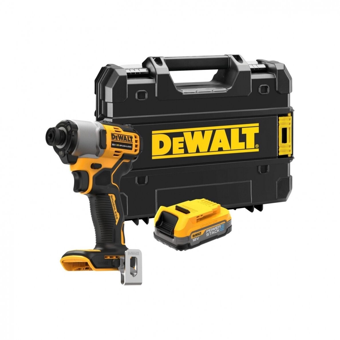 Slagskruvdragare DeWalt DCF840E1T-XJ; 18 V; 1x1,7 Ah batt.
