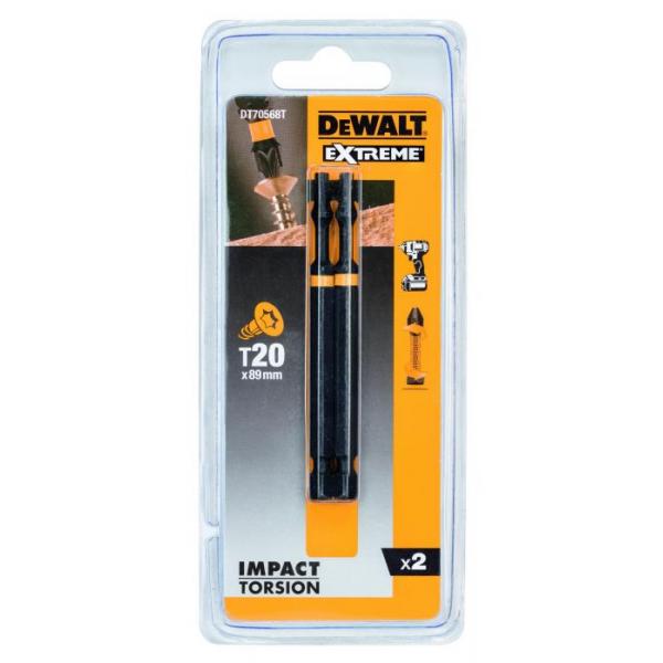 Bits spår DeWalt DT70568T-QZ; T20; 85 mm; 2 st.