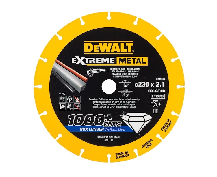 Diamantkapskiva DeWalt DT40255-QZ; 230x22,23 mm