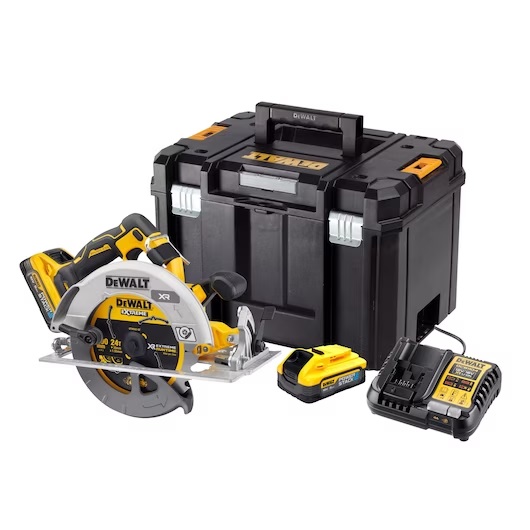 Batteridriven cirkelsåg DeWalt DCS573H2T-QW; 18 V; 2x5,0 Ah batt.