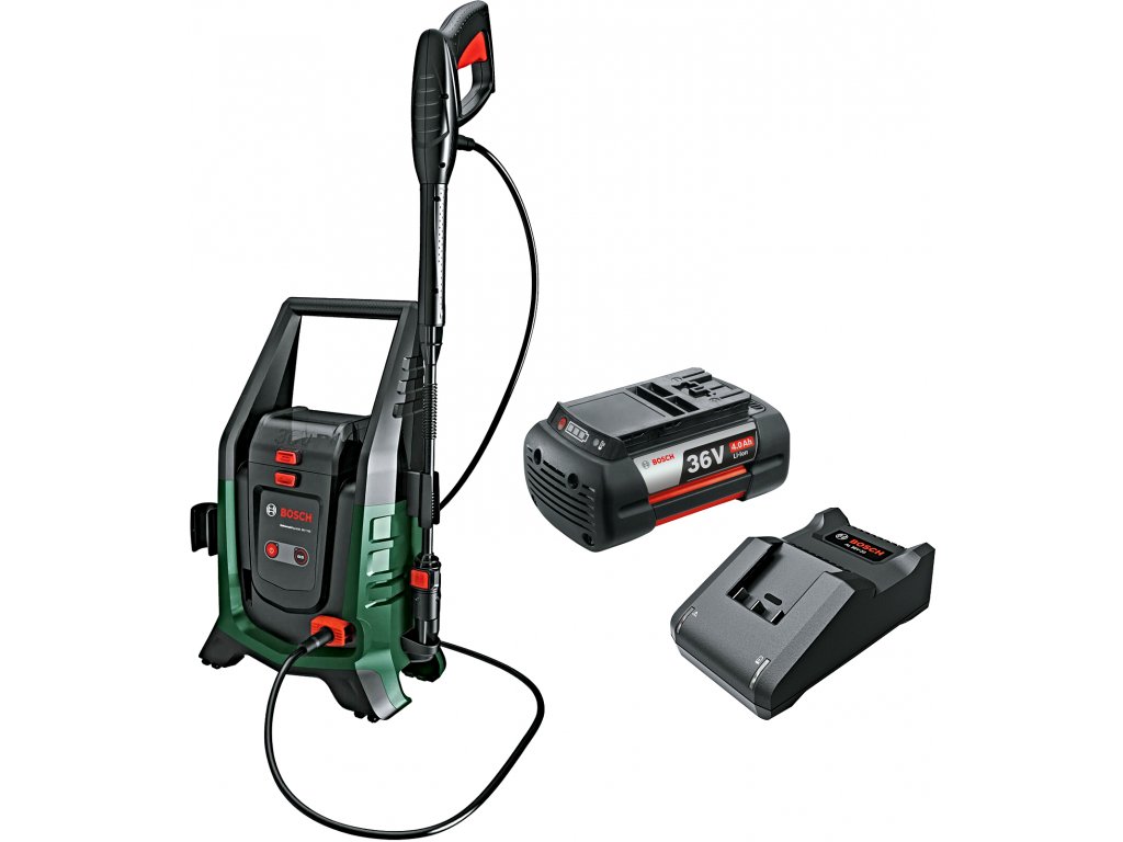 Högtryckstvätt Bosch UniversalAquatak 36V-100; 36 V; 1x4,0 Ah batt.