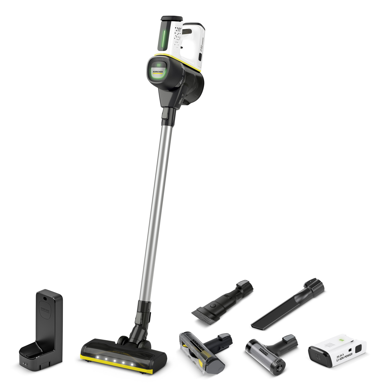 Batteridriven dammsugare Karcher VC 7 Signature Line; 25,2 V; 2x2,5 Ah batt.